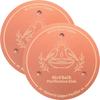 Bird Bath Copper Disk, 0.6mm Thick with Stable Triple-Point Support, All-Season Use, Universal Fit for Outdoor Birdbath