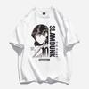 New Summer Slam Dunk Basketball T-shirt 2025 Anime Movie Theme Pure Cotton Short-sleeved Men's and Women's Sports T-shirt Top