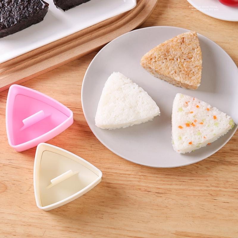 Triangles Sushi Mold Onion Rice Ball Food Press Japanese Bento Kitchen Gadget Set Onigiri Maker Frame Kit Tools Gadgets Dining