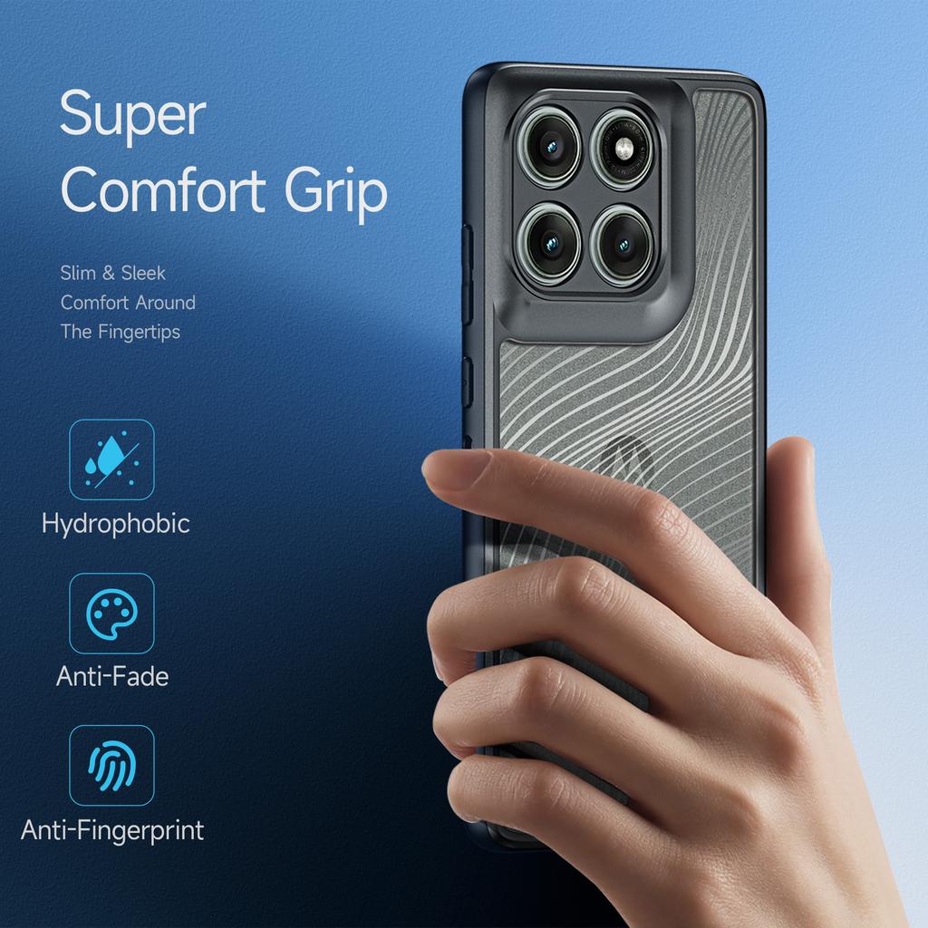 For Motorola Edge 60 Pro 5G Case DUX DUCIS Aimo Series TPU+PC Matte Drop-proof Phone Cover (REACH Certification)