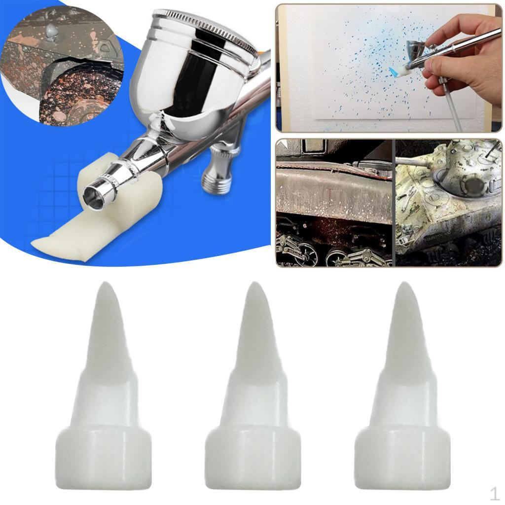 

3 Pieces Airbrush Ink Splash Effect Creator Dots Spray Auxiliary Tools, Easy to Install, Dot