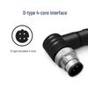 Yeren M12 To RJ45 Industrial Camera Ethernet Cable