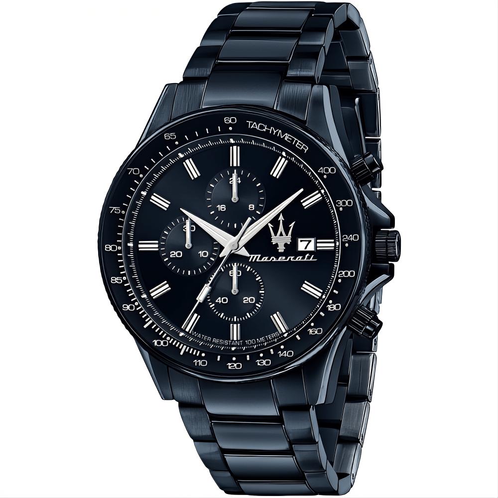 Maserati R8873640023 Orologio da Uomo Sfida Cronografo Quadrante Blu