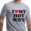 I Love My Wife Men's T-shirts Funny Graphic Tops Y2k Streetwear Fashion Trend Short Sleeve Tees Harajuku Vintage Male Clothing