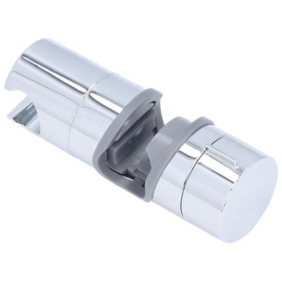 Shower Slide Rail Bar Holder 360 Degree Adjustable Straight Clamp ABS Chrome for 18?25mm Pipe