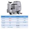 Compact Electric Ride-on Floor Scrubber X70: Automatic Mop for Workshops, Malls, and Supermarkets.