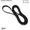 EPDM Serpentine Belt 6PK2395 For Buick LaCrosse Cadillac XTS Ford Mercedes-Benz