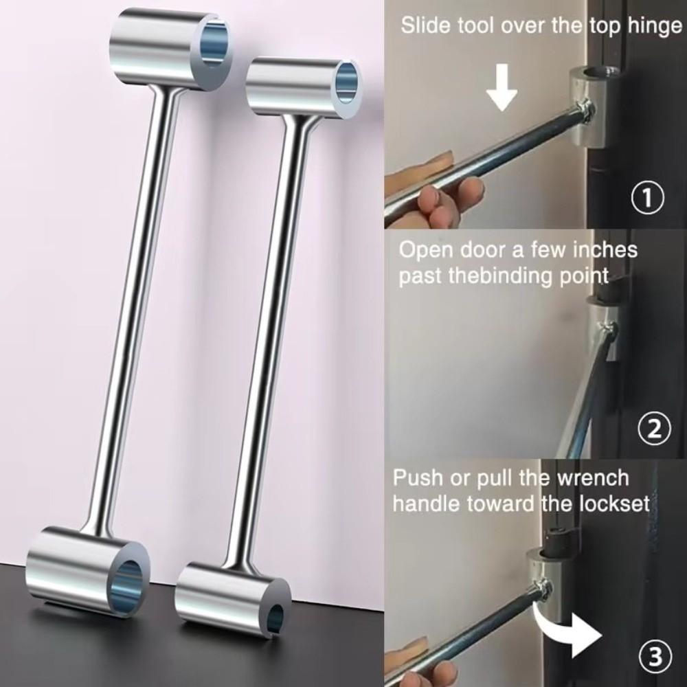 New Portable Hinges Gaps Adjusting Wrench Double Head Repair Door Hinge Repair Wrenchs Multi-function Door Hinge Wrench