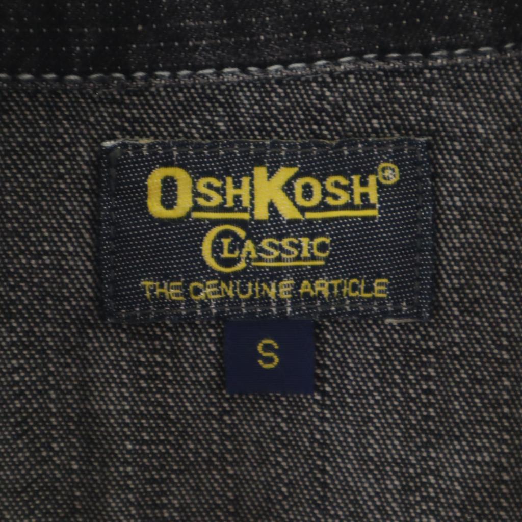 OSHKOSH Long sleeve Jumpsuit S black denim all in one Men's Used