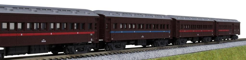 KATO N Gauge Oha32000 Series Special Edition Model Train Passenger Car 4-Car Set, 10-1344