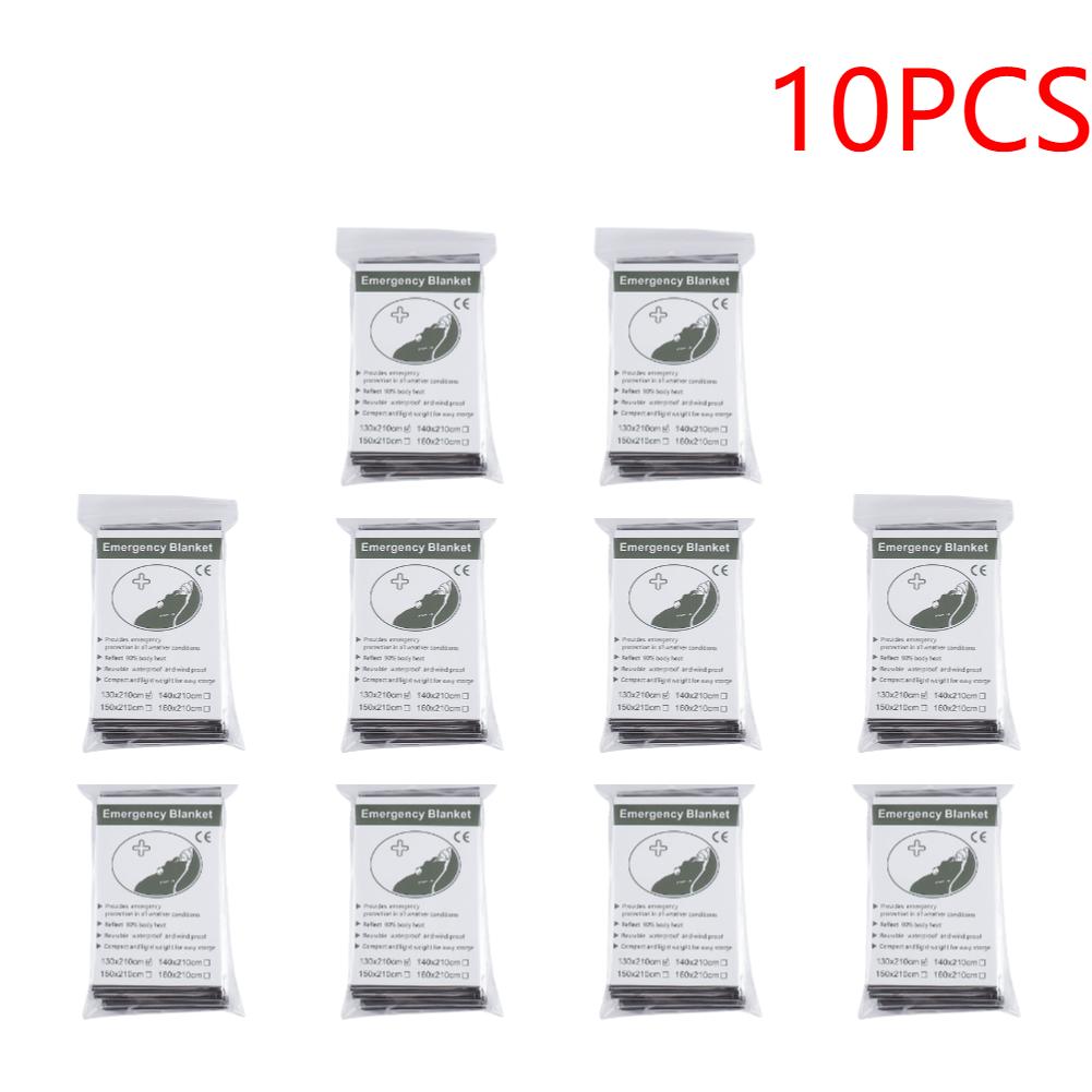 1-30PCS Emergency Blanket Outdoor Survive First Aid Military Rescue Kit Windproof Waterproof Foil Thermal Blanket for Camping