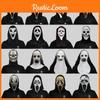 Scream Terrifying Wounded Mask Latex Horror Accessory For Gatherings Halloween