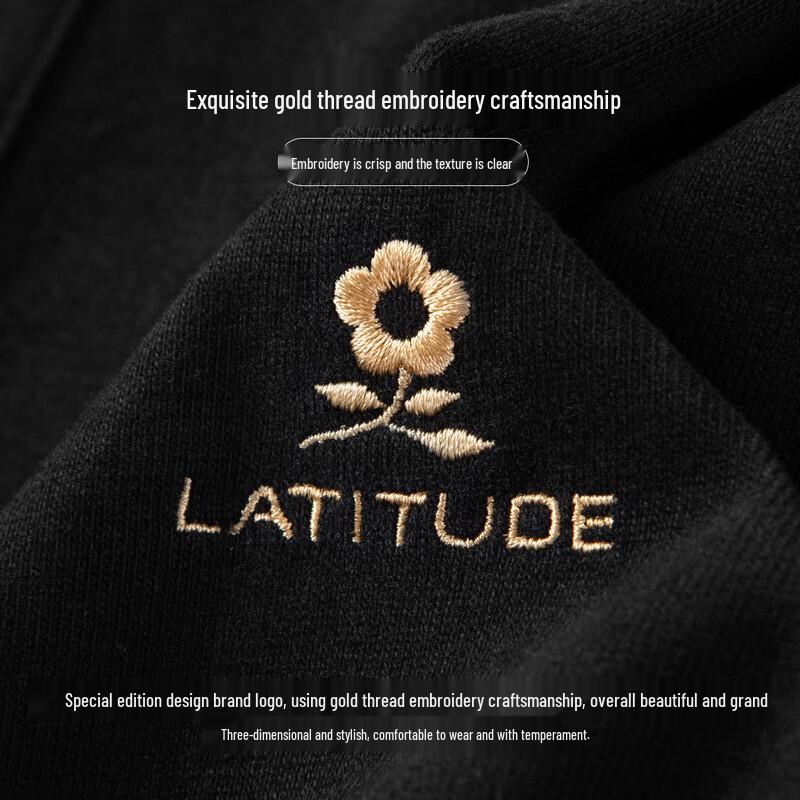 Pánské vyšívané tričko s dlouhým rukávem MONTAGUT