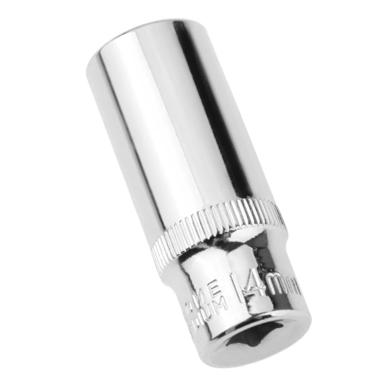 1 szt. 1/4 sześciokątny klucz zapadkowy przedłużka nasadka pręt adapter nasadki klucz nasadowy klucz płaski konwerter narzędzie 6-14MM przegub uniwersalny