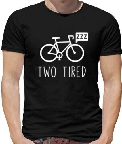 

Two Tired Bicycle Mens T-Shirt - Bike - Biker - Cyclist - Cycle - Sport - Pun - Men s Summer Cotton Graphic Tee S разноцветный