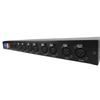 Light4Me Xsplit 2X4 Rozdzielacz Sygnału Dmx Splitter 8-Kanałowy Rack 19" 1U Dwa Tryby Pracy