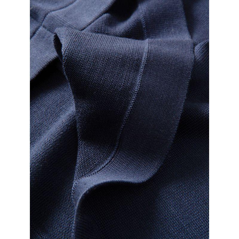 Heavy Rare Italian Order Mulberry Silk/Long-staple Cotton High end Men's Summer Knitted Short sleeve T-shirt Base