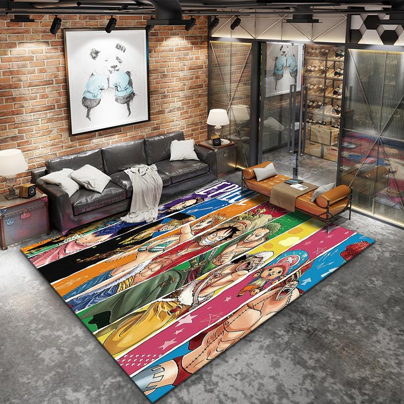 Anime One Piece Carpet Rug For Living Room Bedroom Home Sofa Decoration,kids Play Nonslip Floor Mat