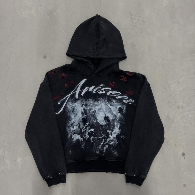 Felpa Streetwear Unisex con Stampa di Lettere Glitterate Vestibilità Larga Manica Lunga Felpa Casual per Adolescenti Giovani Adulti