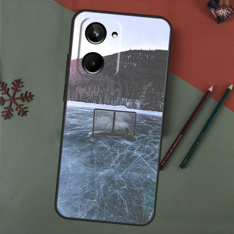 Play Ice Hockey Case For Realme C55 C51 C75 C63 C61 C53 C35 C65 C67 C71 11 12 13 14 15 Pro Plus GT6 GT7 Pro