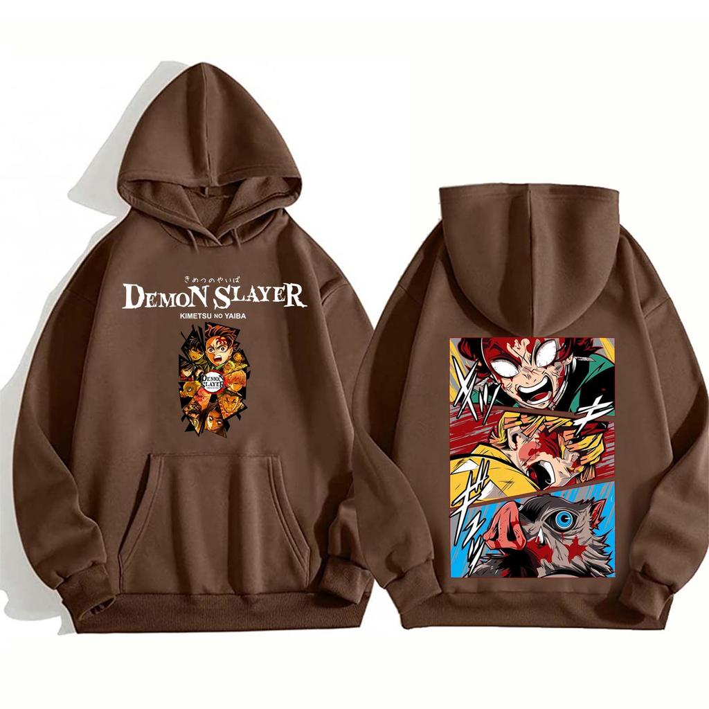 Anime Demon Slayer Infinity Castle Hoodie Harajuku Pullover Tops Man Woman Sweatshirt Fans Gift