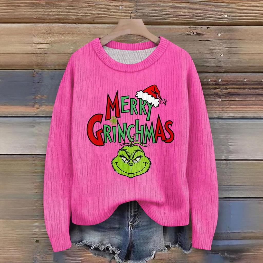 Women's Fashion Casual Long Sleeve Neck Sweater Pullover Top