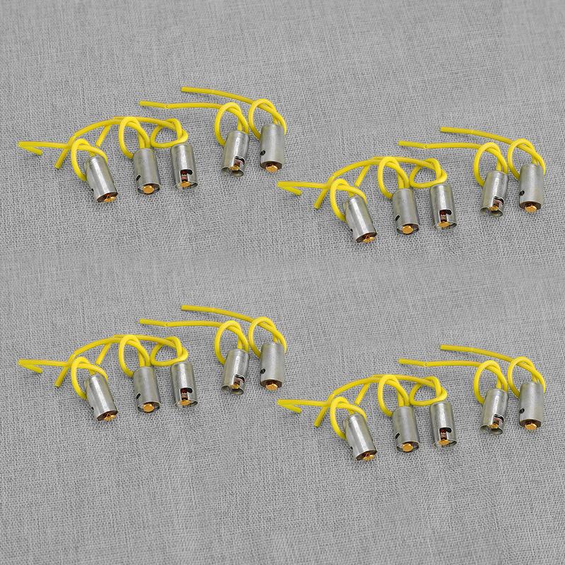 20Pcs BA9S Universal Car Truck SUV Light Bulb Sockets Holders Bases Connectors With Wire New High Quality