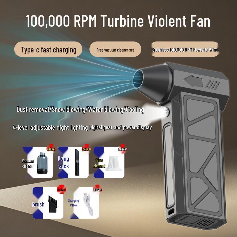 Hochgeschwindigkeits-Handstaubsauger mit bürstenlosem Motor und starker Saugkraft