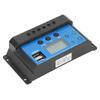 30A LCD Solar Charge Controller 12V 24V Automatic Identification Fully 4‑Stage PWM Controlling