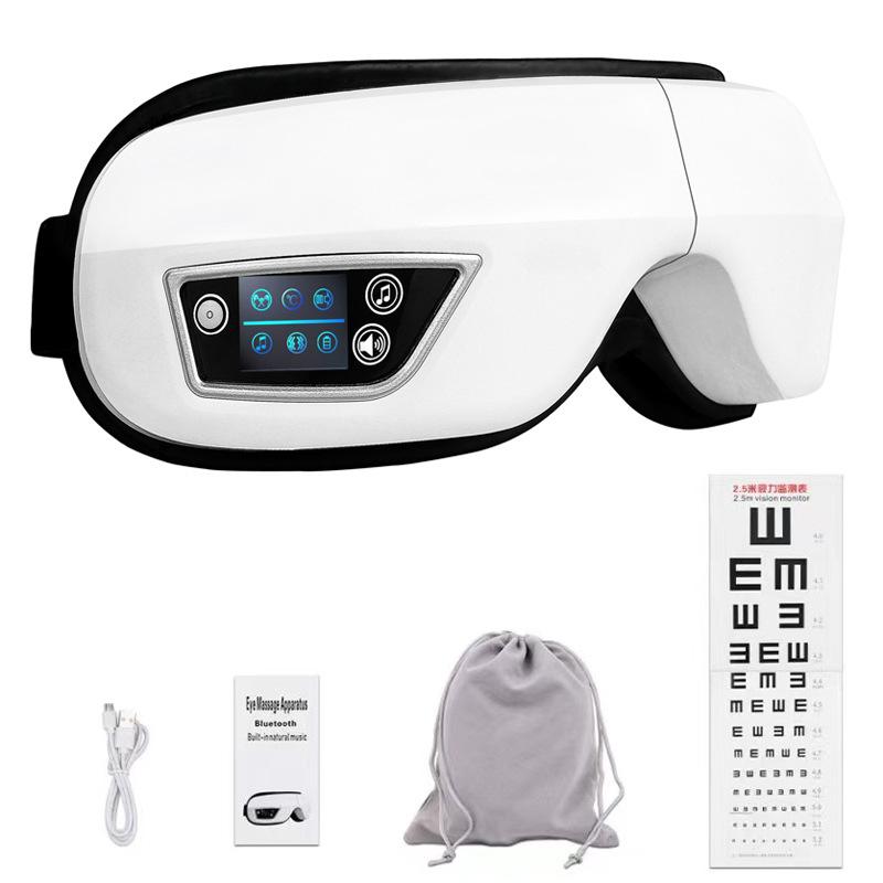 6D Smart Vibration Eye Massager Airbag Compress Eye Care Instrument Bluetooth Music Eye Massage Sleepping Mask Relax Fatigue