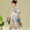 Besticktes Kleid im chinesischen Hanfu-Stil für Mädchen