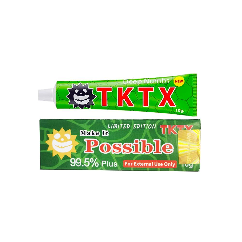 5PCS 10g Tattoos Cream TKTX 99.5% Plus Care Green