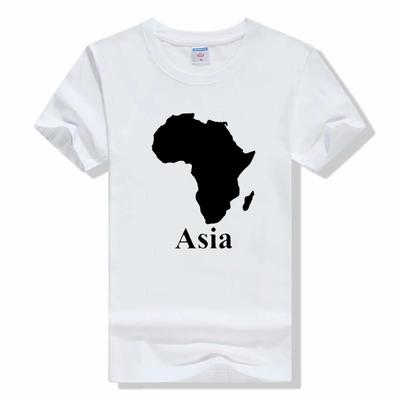AFRICA ASIA Camiseta de Cumpleaños Divertida Unisex Moda Nueva Algodón Manga Corta Camisetas Cuello Redondo Verano Camiseta