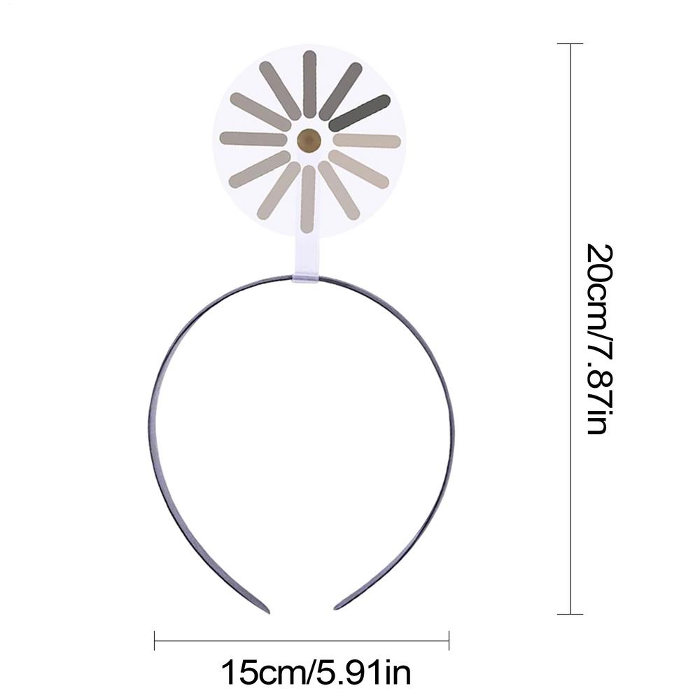 Creative Hairband Women Men Brain Crash Hair Clip Rotating loading symbol hair accessory Wear Casual Fashion For Party Live