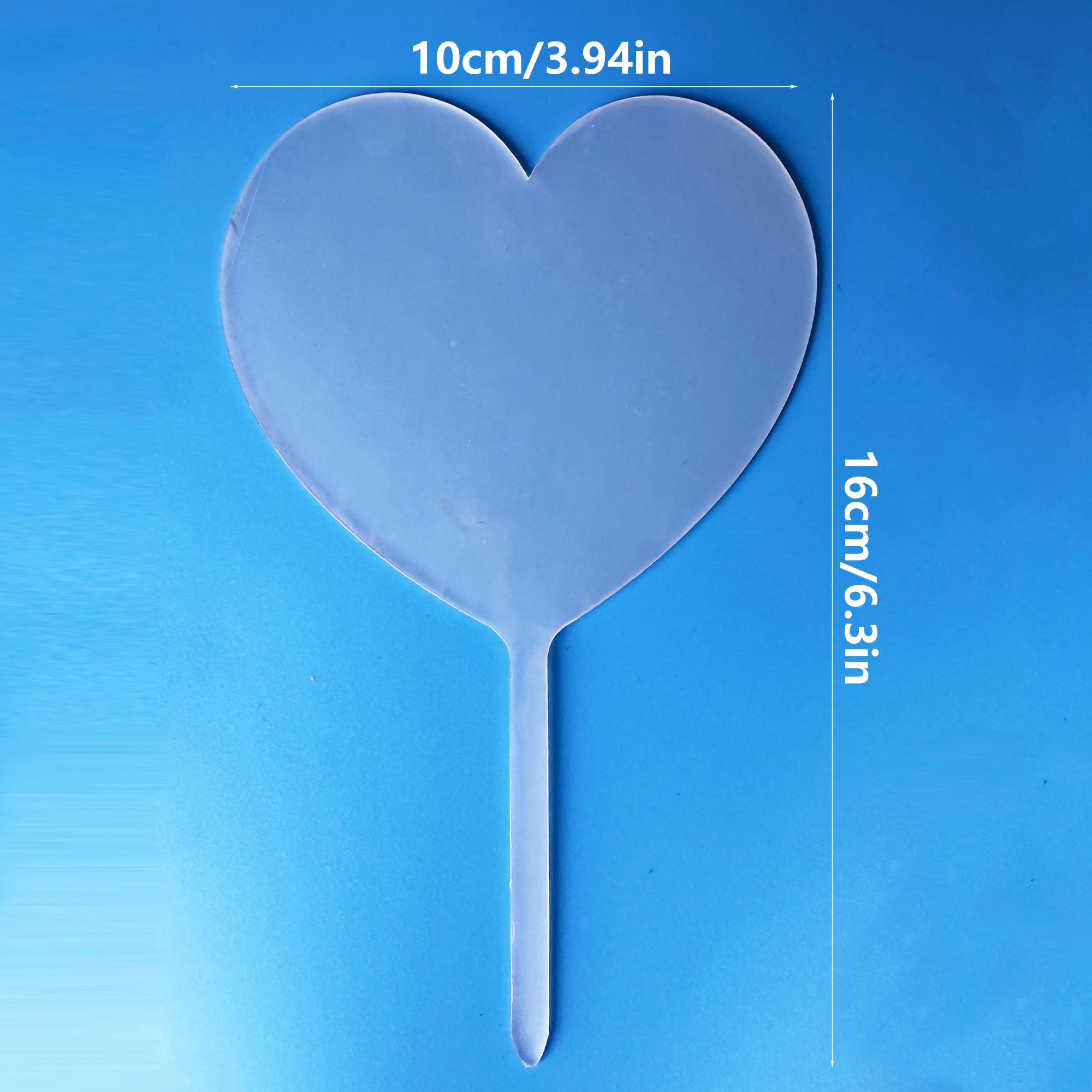 

3pcs Round Transparent Happy Birthday Cake Topper Acrylic Creative Birthday Party Cake Decoration 3pcs