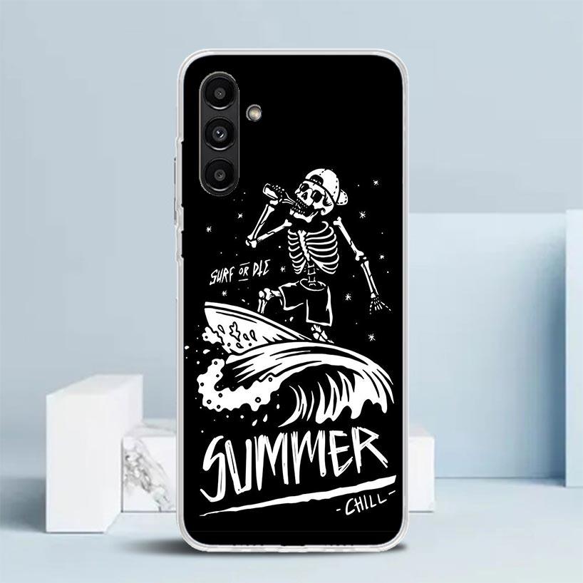 Surfbrett Ästhetisches Handyhülle Für Samsung Galaxy A17 A37 A57 A16 A15 A14 A13 A56 A55 A54 A53 A36 A35 A34 A33 A26 A25 A24 A23 G
