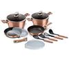 Berlinger Haus Bh-7058 Rose Gold Granite Cookware Set 13 Pieces
