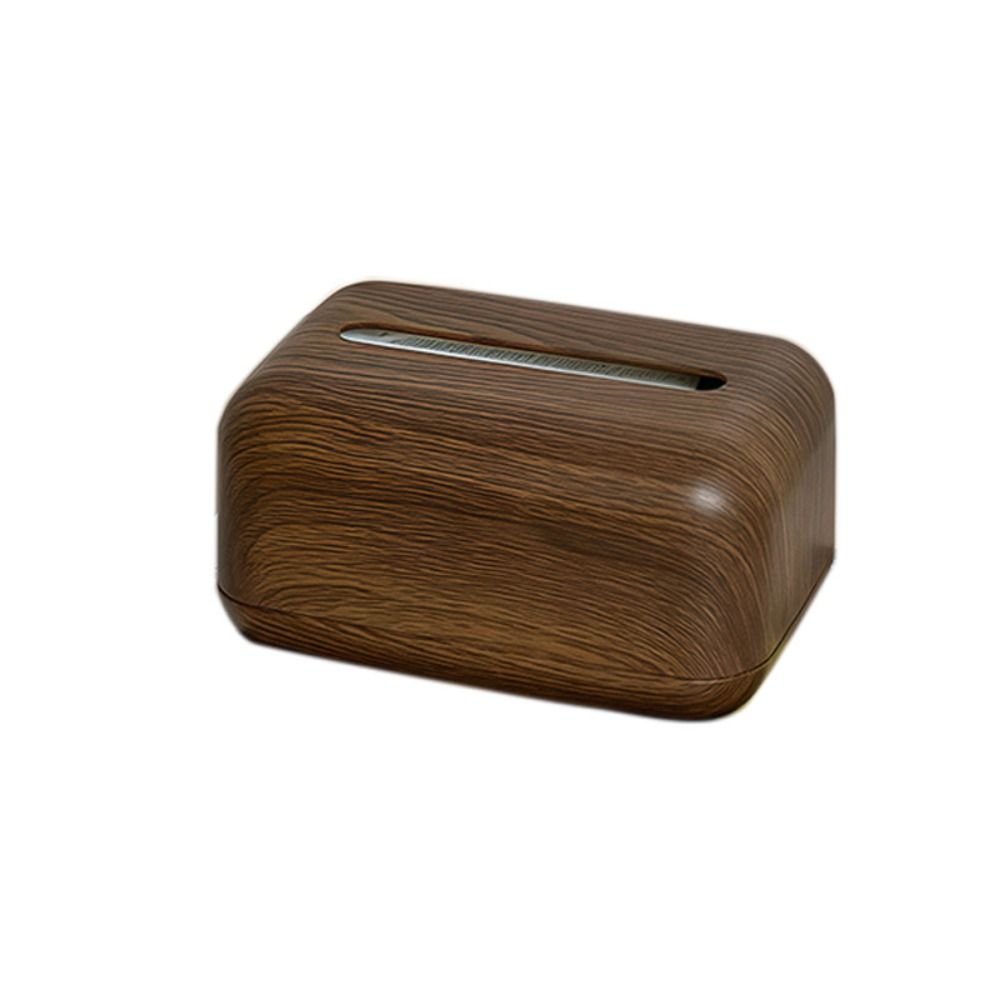 Ins Style Imitation Wood Grain Tissue Box Anti Slip Napkin Dispenser  Coffee Table