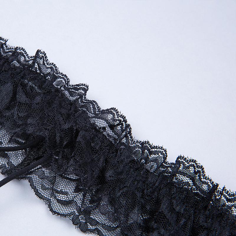 Embroidery Low Waist Intimates Underpants Sexy Women Panties Pearls Lace G String Underwear Panties Ladies