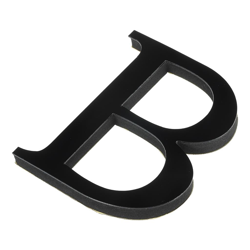 10cm Black 26 English Letters Wall Sticker 3D Mirror Acrylic Wall Sticker Decals Self-Adhesive Decor Wall Art Mural Home Party