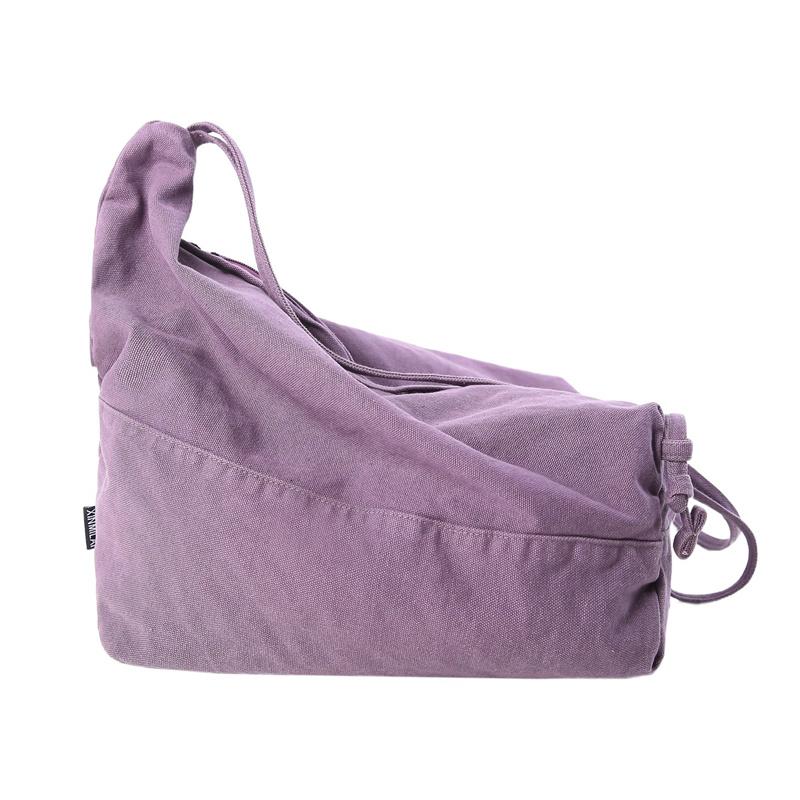 Vintage Canvas Large Capacity Crossbody Bag Men's Lightweight Shoulder Bag Women's Sports Bag