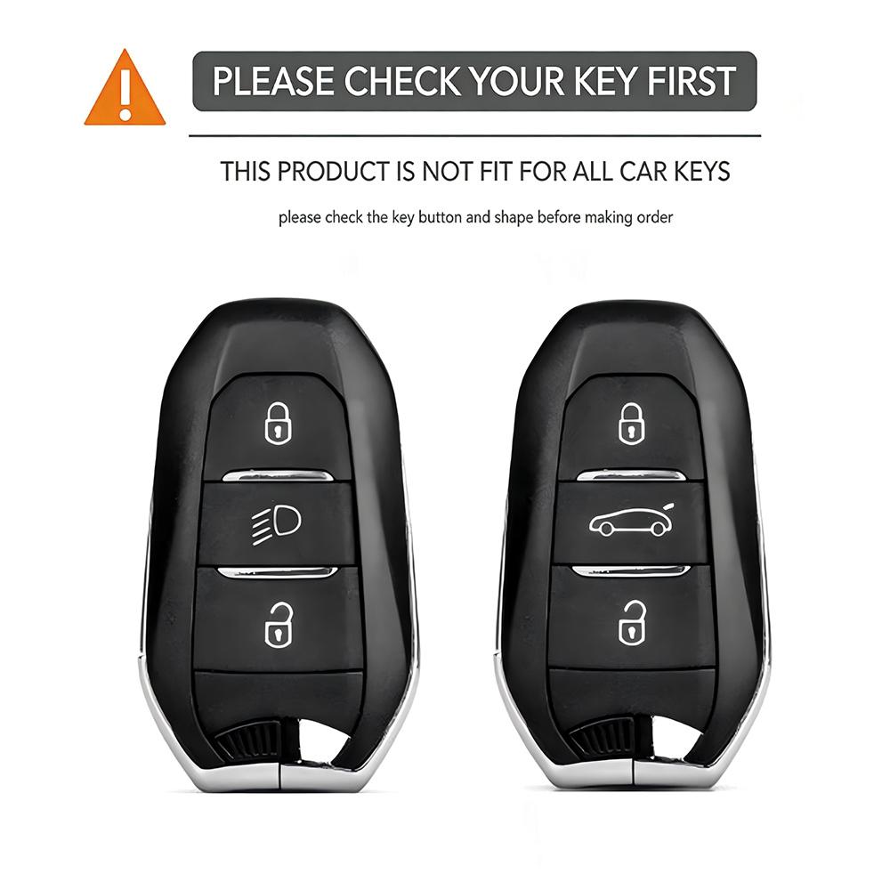 Silicone Car Key Case Cover Shell Fob Holder For Peugeot 308 408 508 2008 3008 4008 5008 For Citroen C4 C5 C6 C3-Xr Accessories