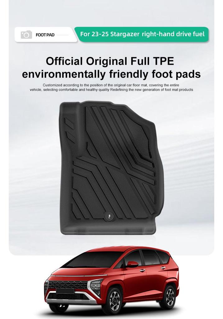 TPE Floor Mats & Trunk Liner for 2023-2025 Stargazer Cars