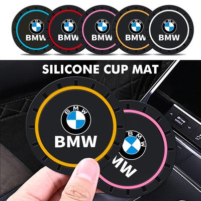 Auto Silikon Anti-Rutsch Pad Untersetzer Wasserbecherhalter Matte Zubehör Für E30 E34 E36 E39 E46 E52 E53 E60 E61 E62 E70 E71 E83