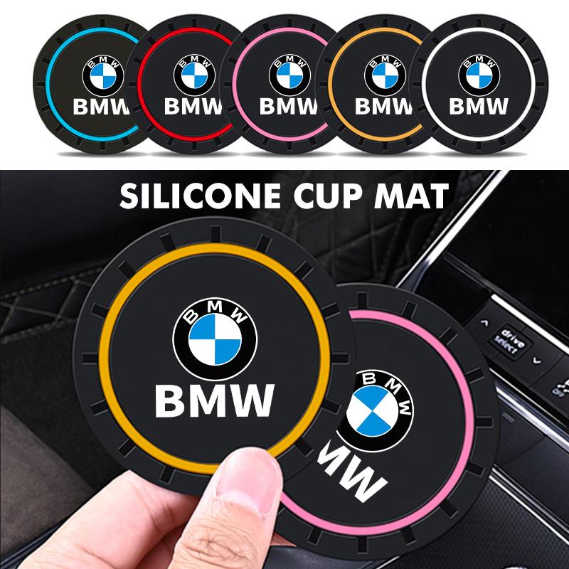 Auto Silikon Anti-Rutsch Pad Untersetzer Wasserbecherhalter Matte Zubehör Für BMW E30 E34 E36 E39 E46 E52 E53 E60 E61 E62 E70 E71 E83
