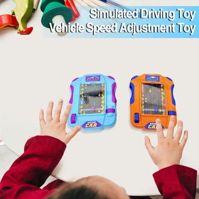 Crianças Jogos Portáteis Console Brinquedo Interessante Evitar Obstáculos Carro de Corrida Aventura Nível Jogo Aliviar