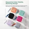 Durable Dopamine Color Mesh Cosmetic Bag Large Capacity Portable Storage Bag Make Up Case
