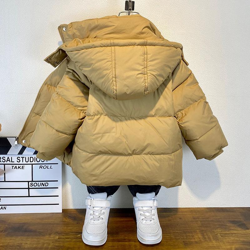 Winter Children's Clothing Children's Padded Coats Boys Thicken Warm Hooded Jackets Baby Thermal Down Jackets
