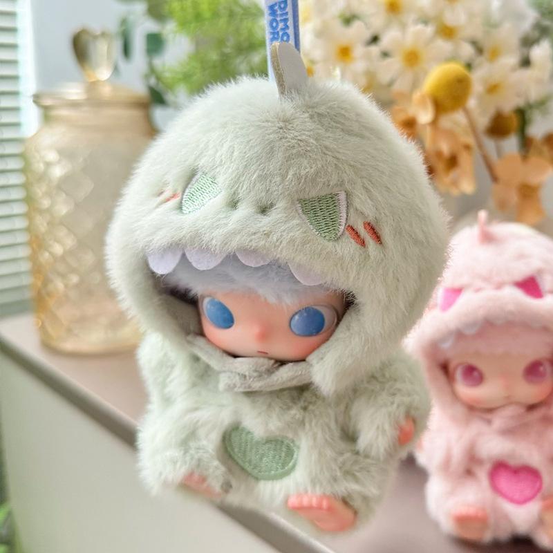 Fit Dimoo Newborn Diary Lion Dance New Year Baby Clothes 12cm Doll Clothes Accessories Cute Replacement Set