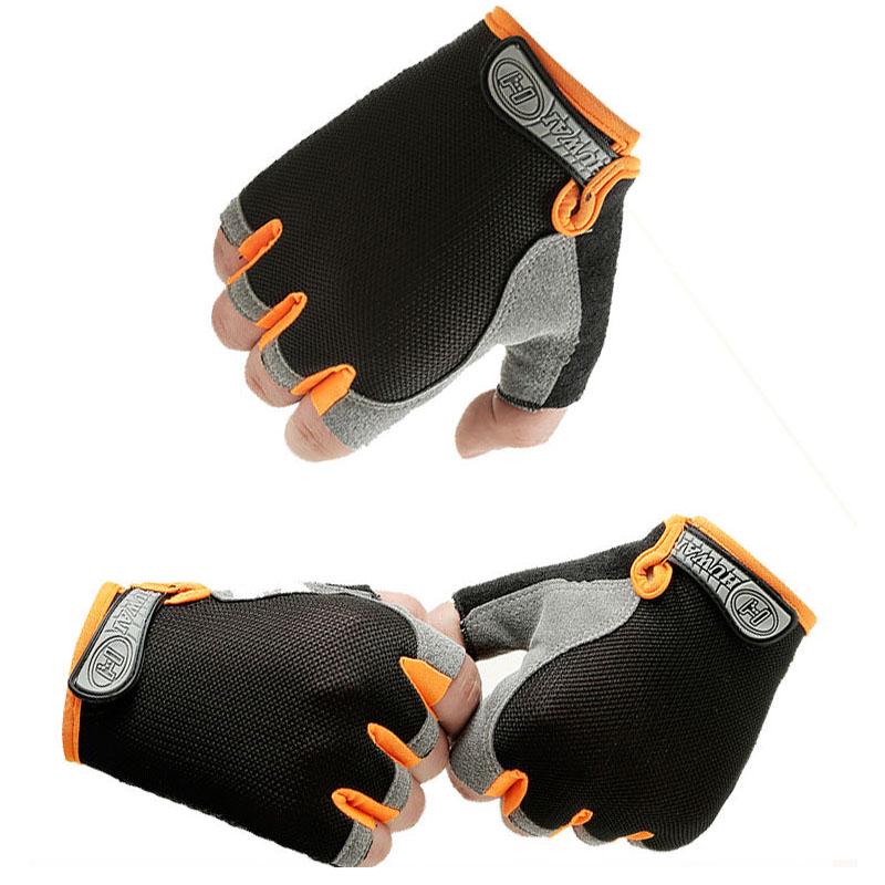 1 Pair Unisex Bicycle Gloves Fitness-Sports Half-Finger Protection Cycling Gear